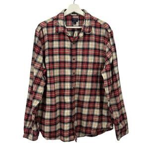 J. Crew Men’s Flannel Plaid Button Down Shirt Size XL
